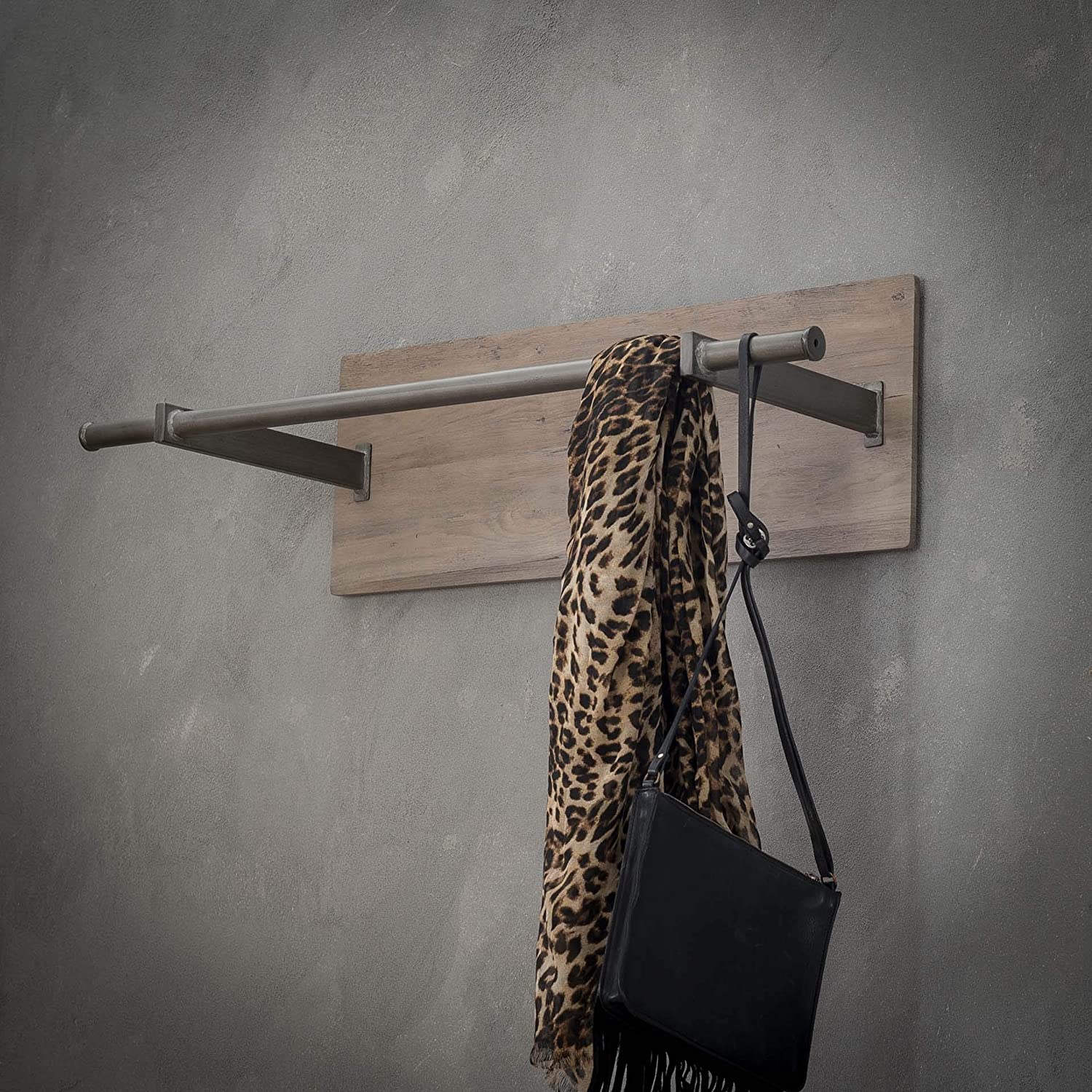 SalesFever Wandgarderobe 85 cm Eiche Dekor 390061