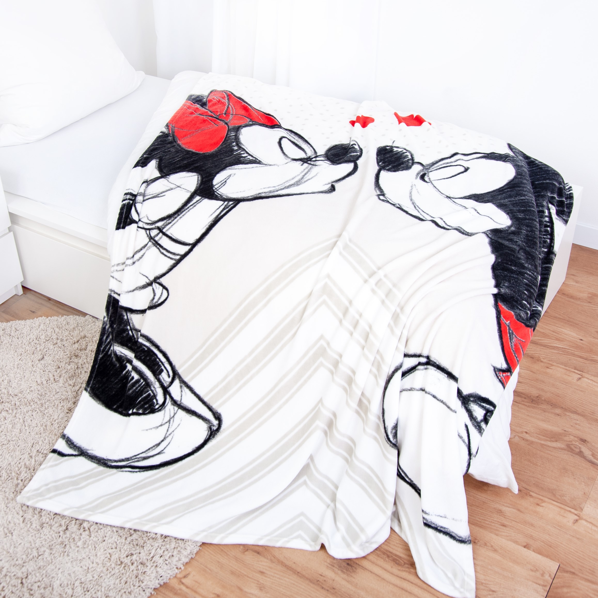 Herding Flauschdecke Mickey und Minni