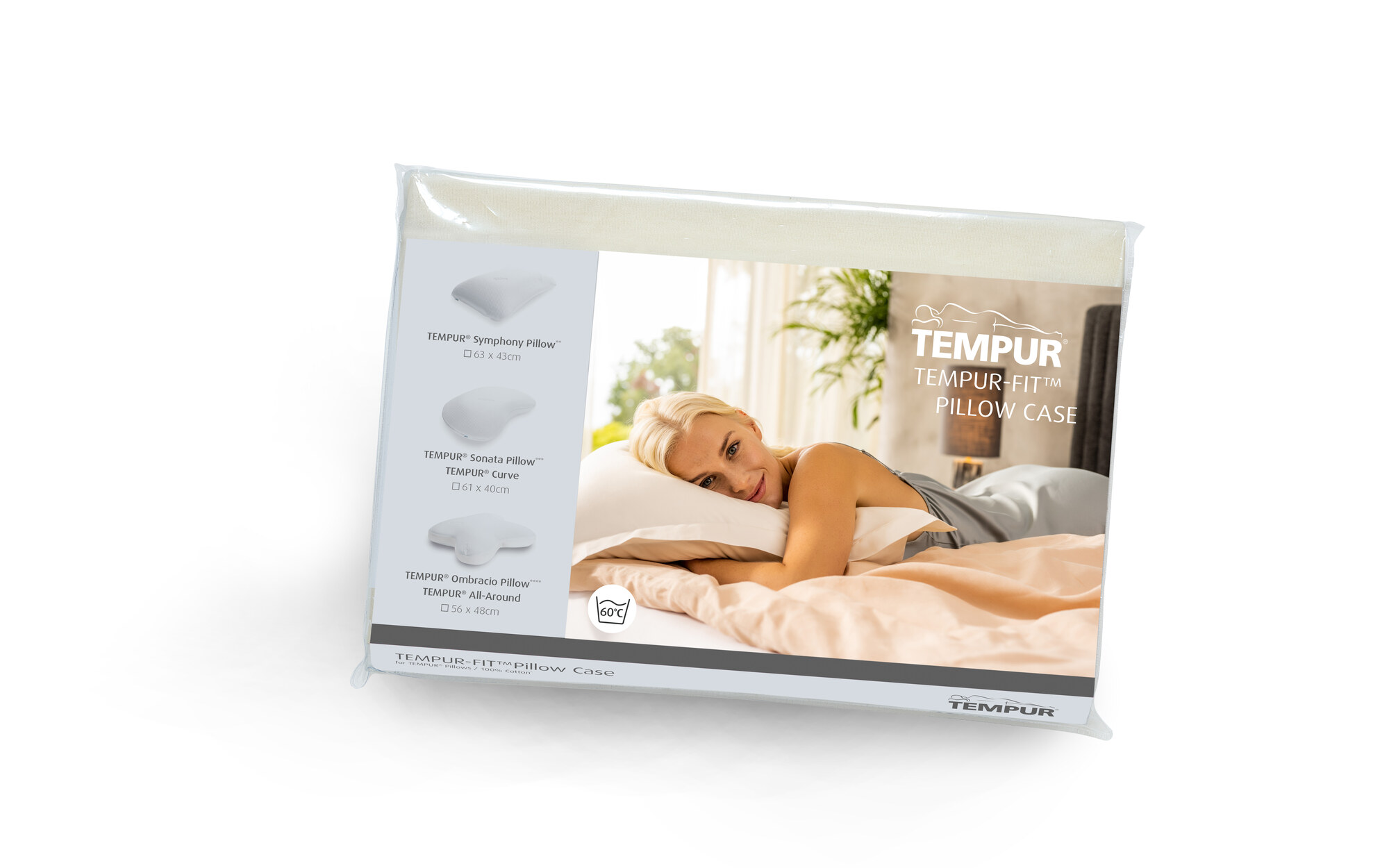 TEMPUR® Jersey Bezug für Ombracio/All-Around Schlafkissen