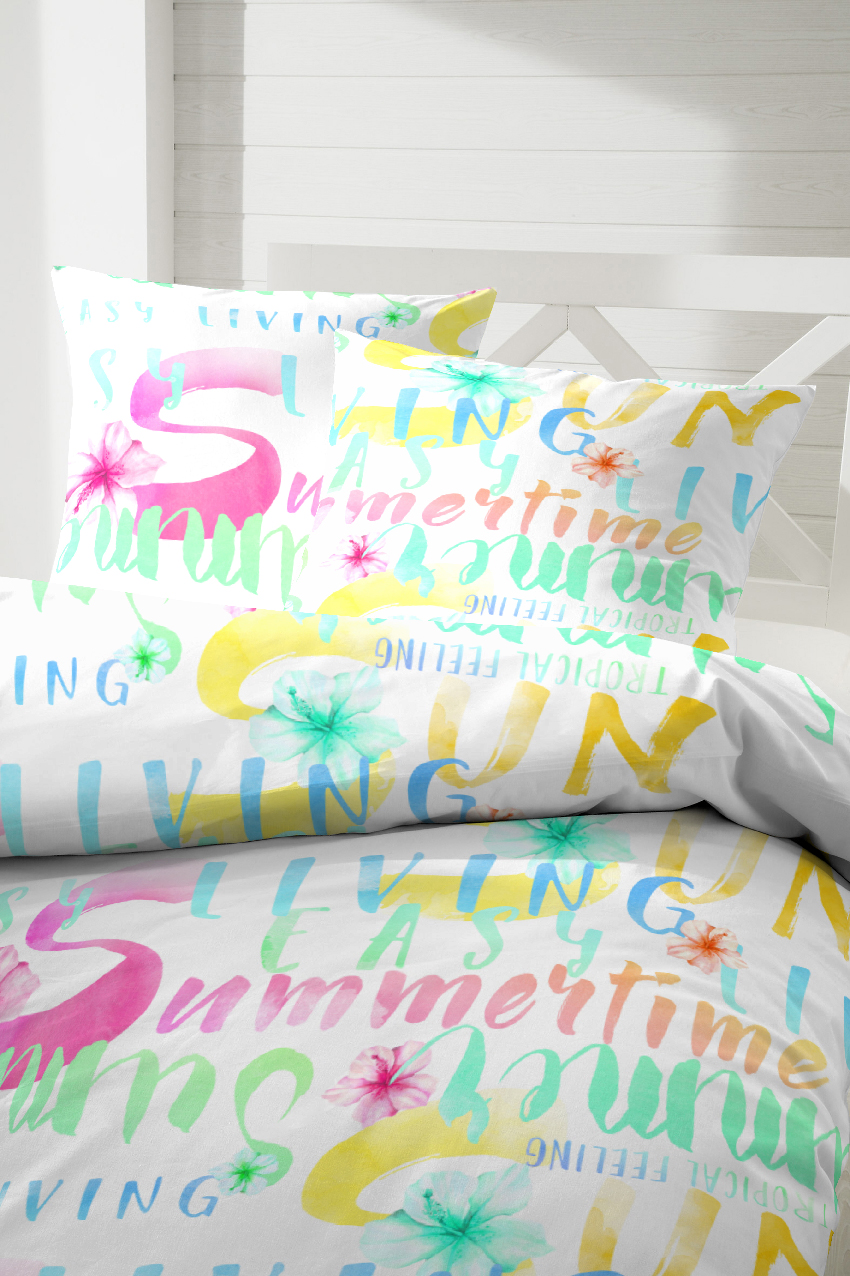 Prinz Druck-Bettwäsche Summertime 113003