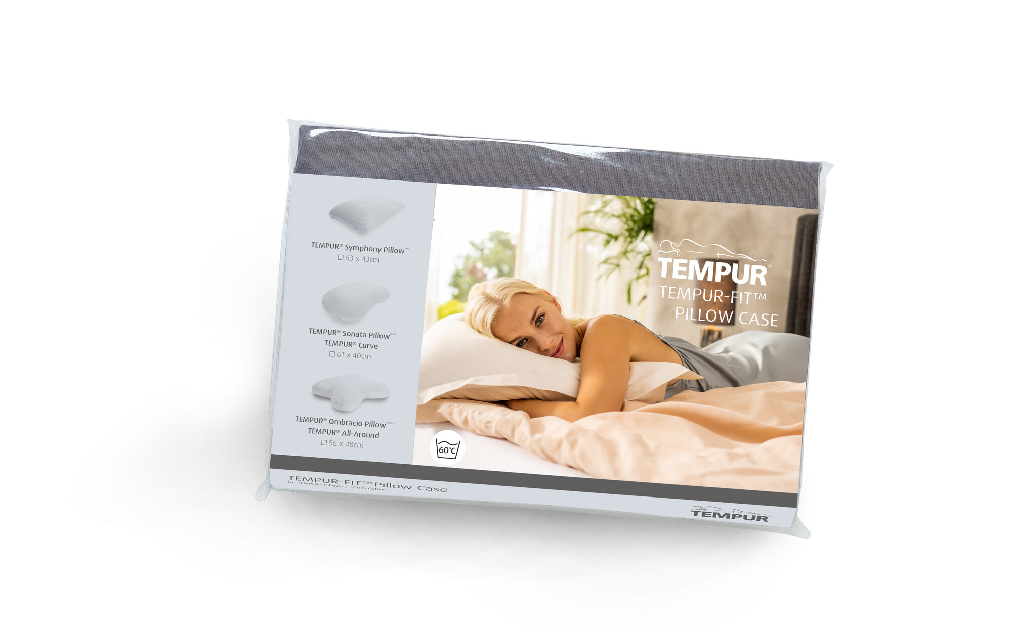 TEMPUR® Jersey Bezug für Ombracio/All-Around Schlafkissen