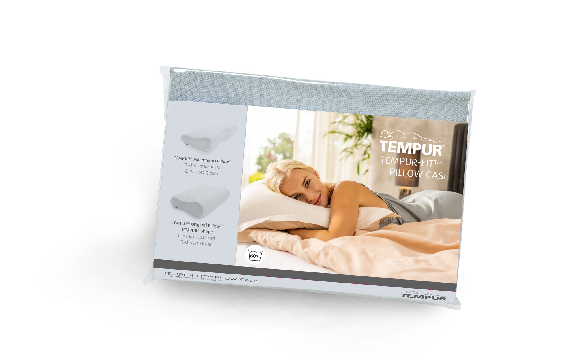 TEMPUR® Jersey Bezug für Ombracio/All-Around Schlafkissen
