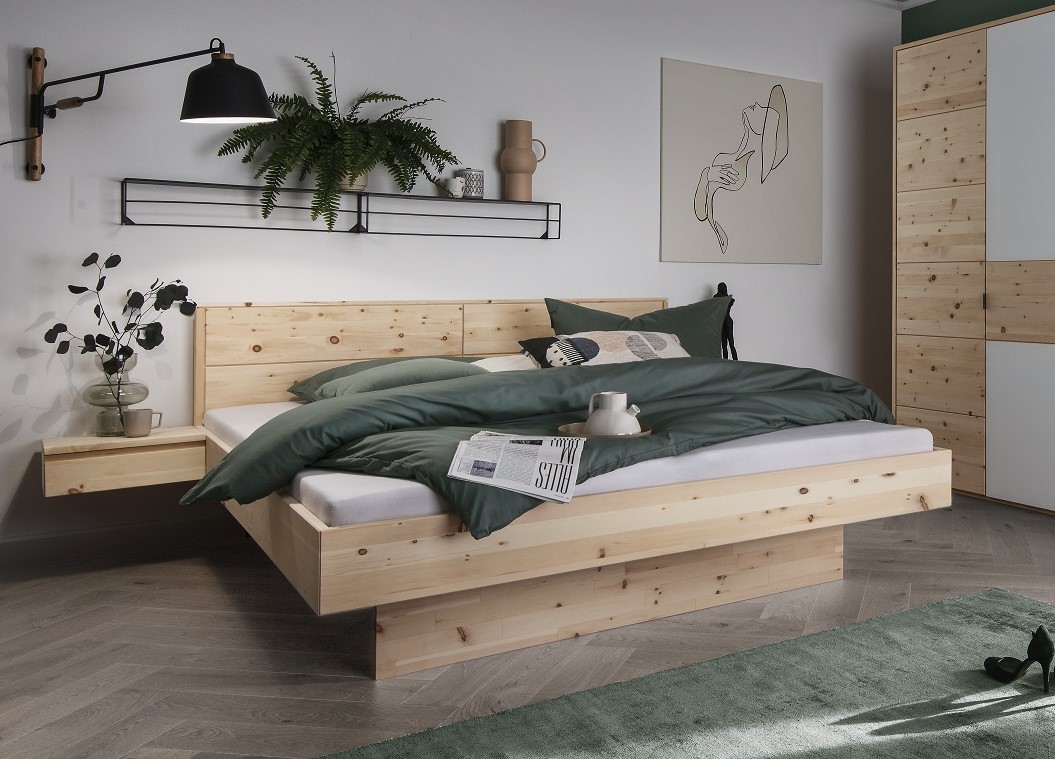 Maryland I mit Massivholz-Bett Roseville Zirbe