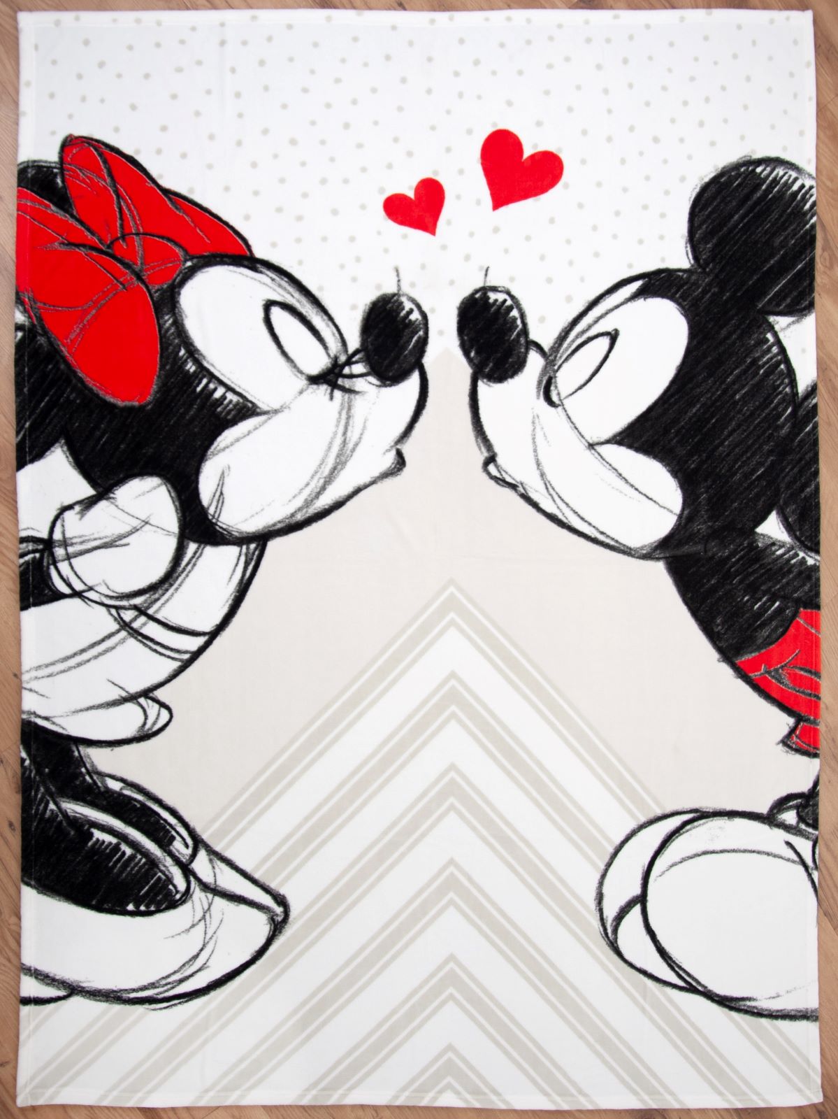 Herding Flauschdecke Mickey und Minni