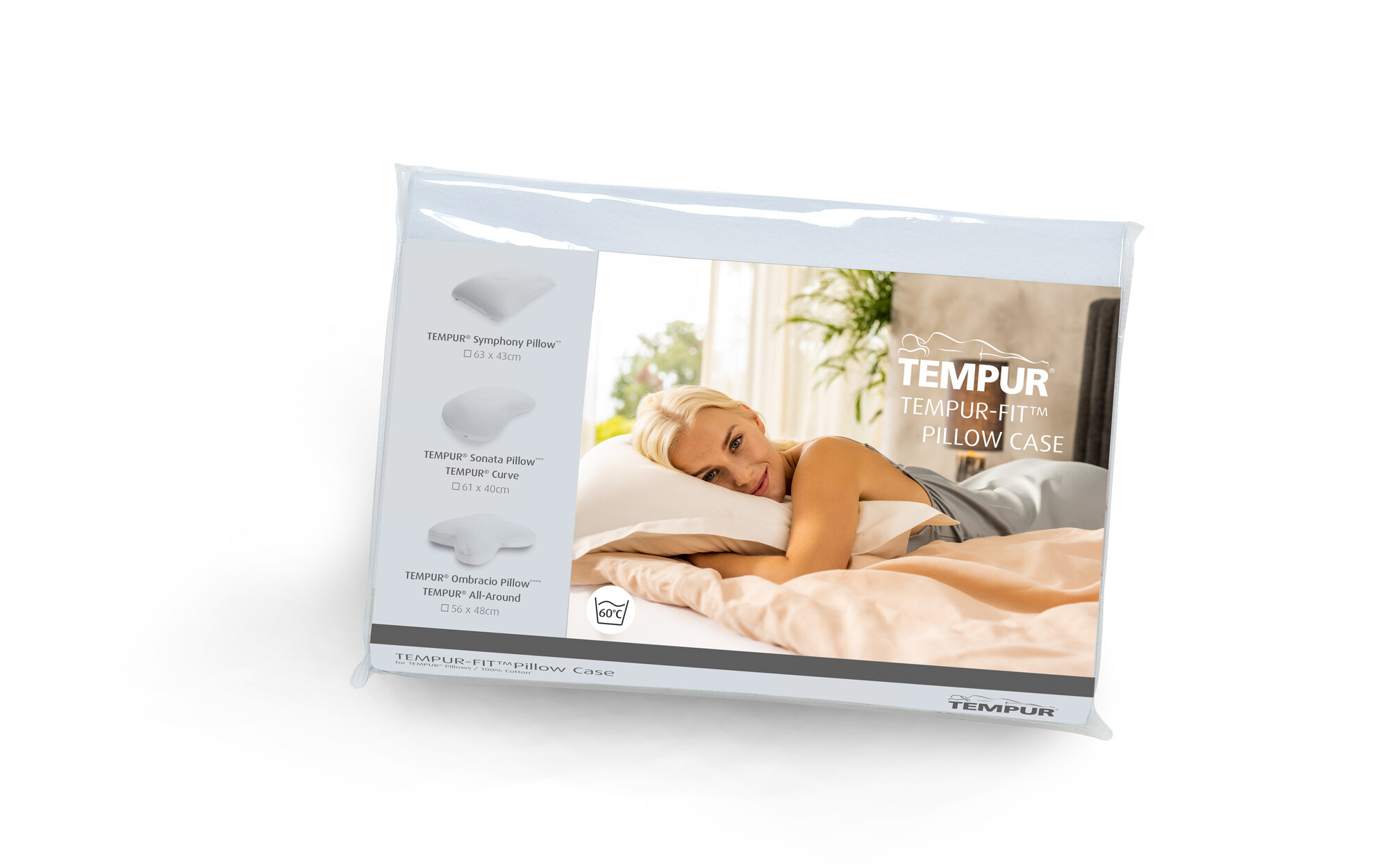 TEMPUR® Jersey Bezug für Ombracio/All-Around Schlafkissen
