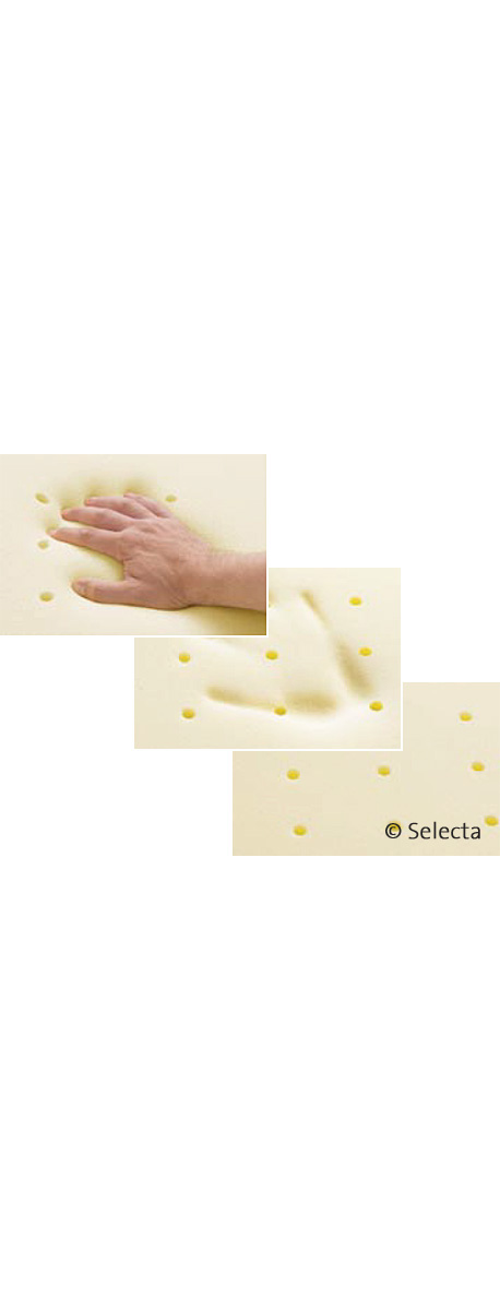 Selecta Visco-Matratze V8, visco-elastische Auflage