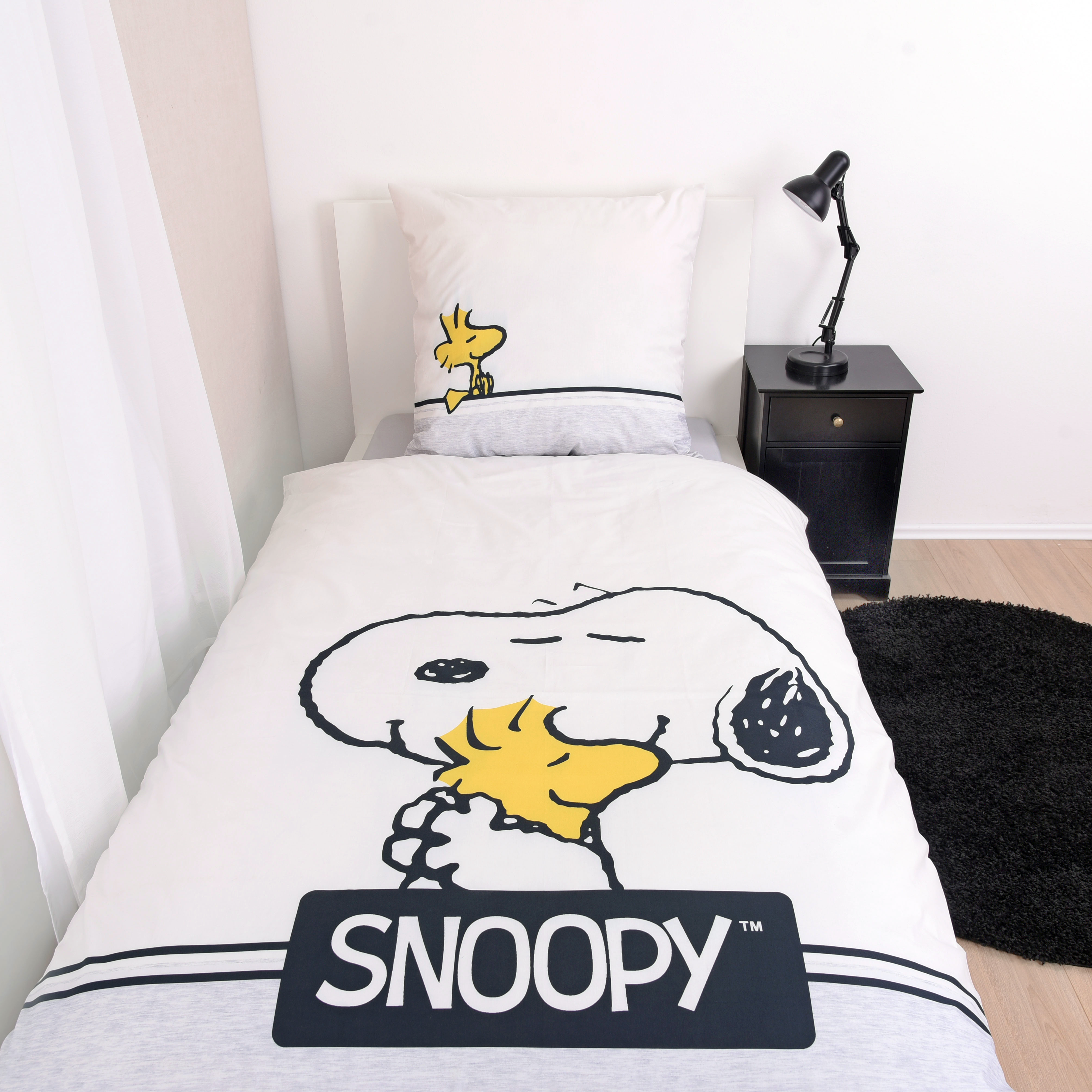 Herding Snoopy Bettwäsche-Set "Classic Grey" Renforcé 3