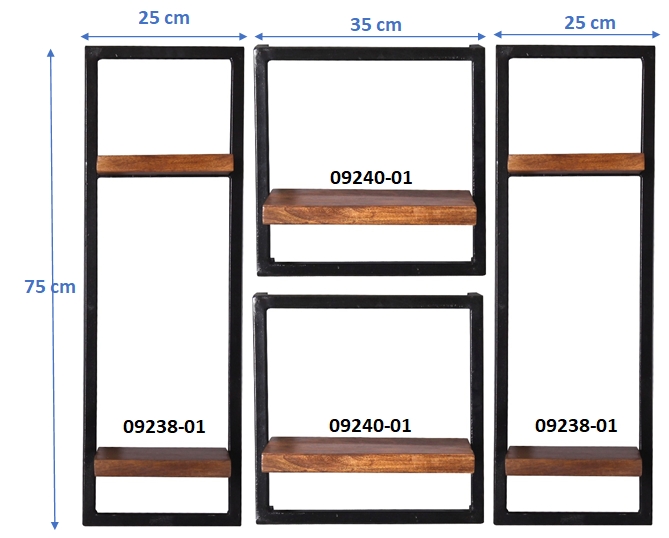 B x T x H: ca. 95 x 25 x 75 cm