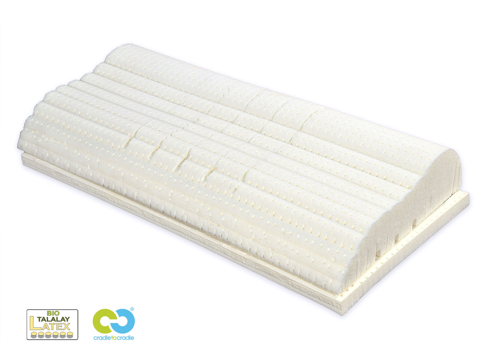 Nackenstützkissen Bio-KBA, 40 x 80 cm, Kern mit herausnehmbarer Latexplatte