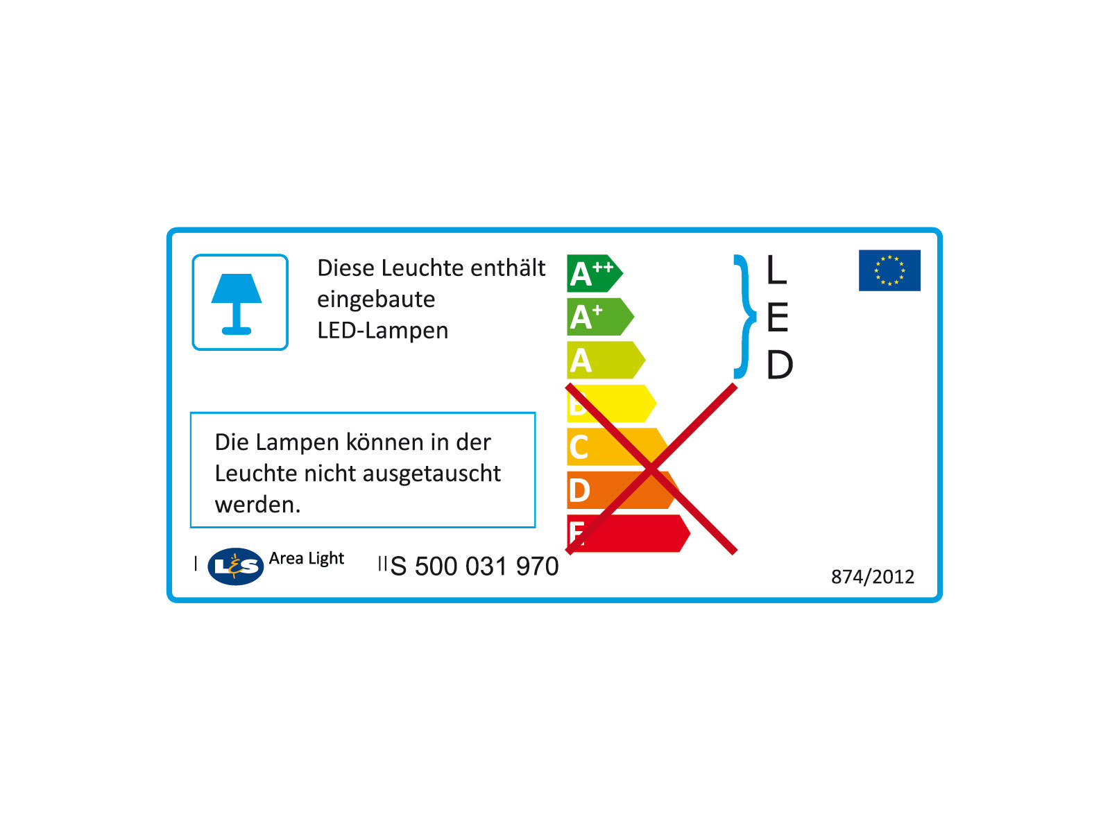 Hasena Lampe Smart 2er Set, Farbe schwarz, Energie-Effizienz