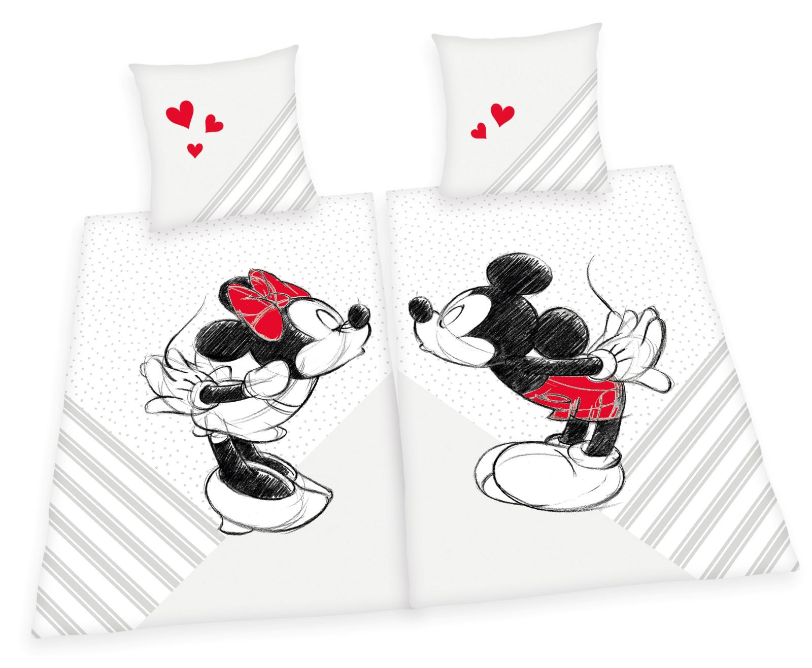 Mickey & Minnie, Partner-Bettwäsche