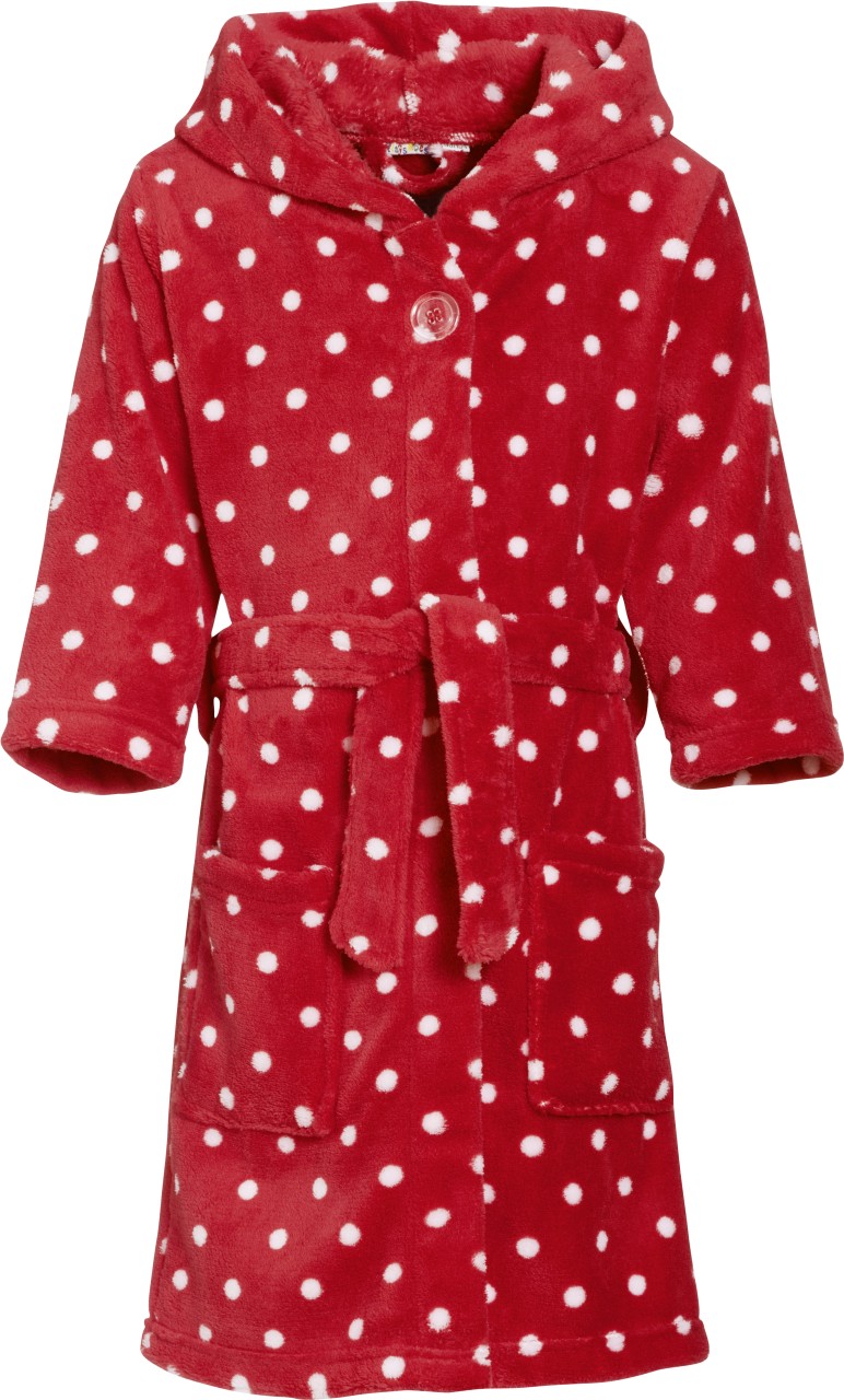 Playshoes Fleece-Bademantel Punkte 340149