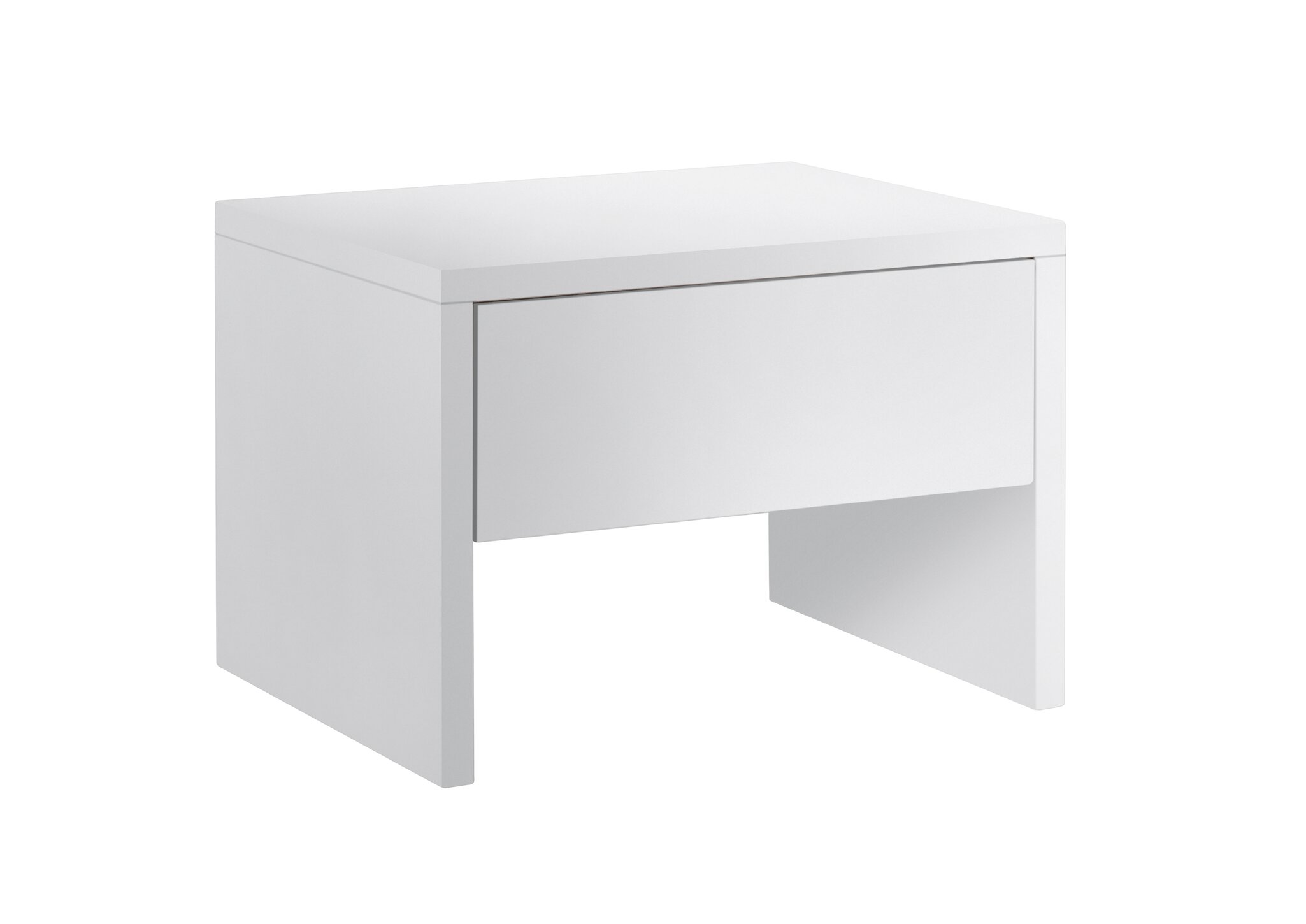 Weiss deckend, lackiert, MDF