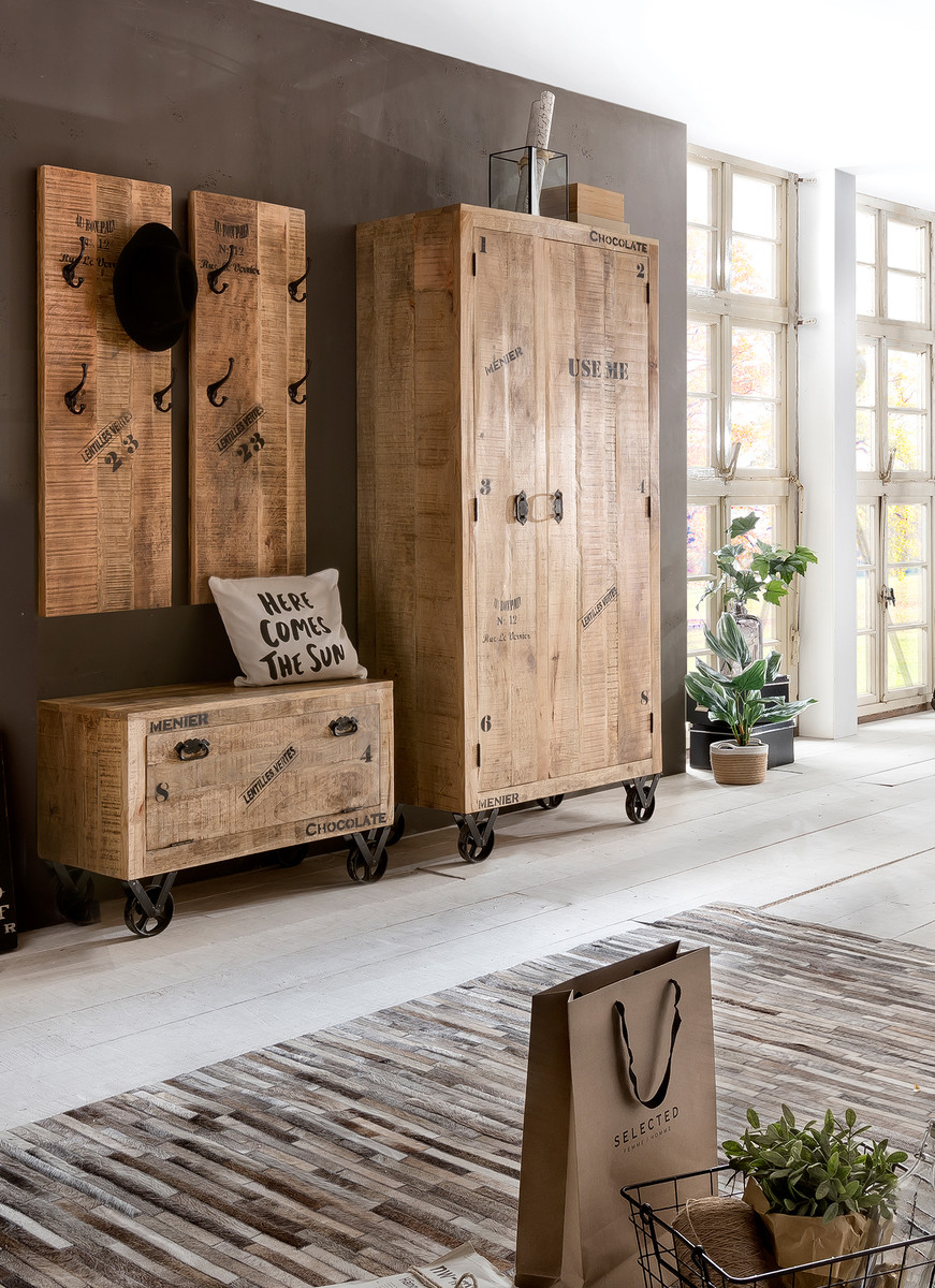 SIT-Möbel RUSTIC Garderobenschrank 01964-04