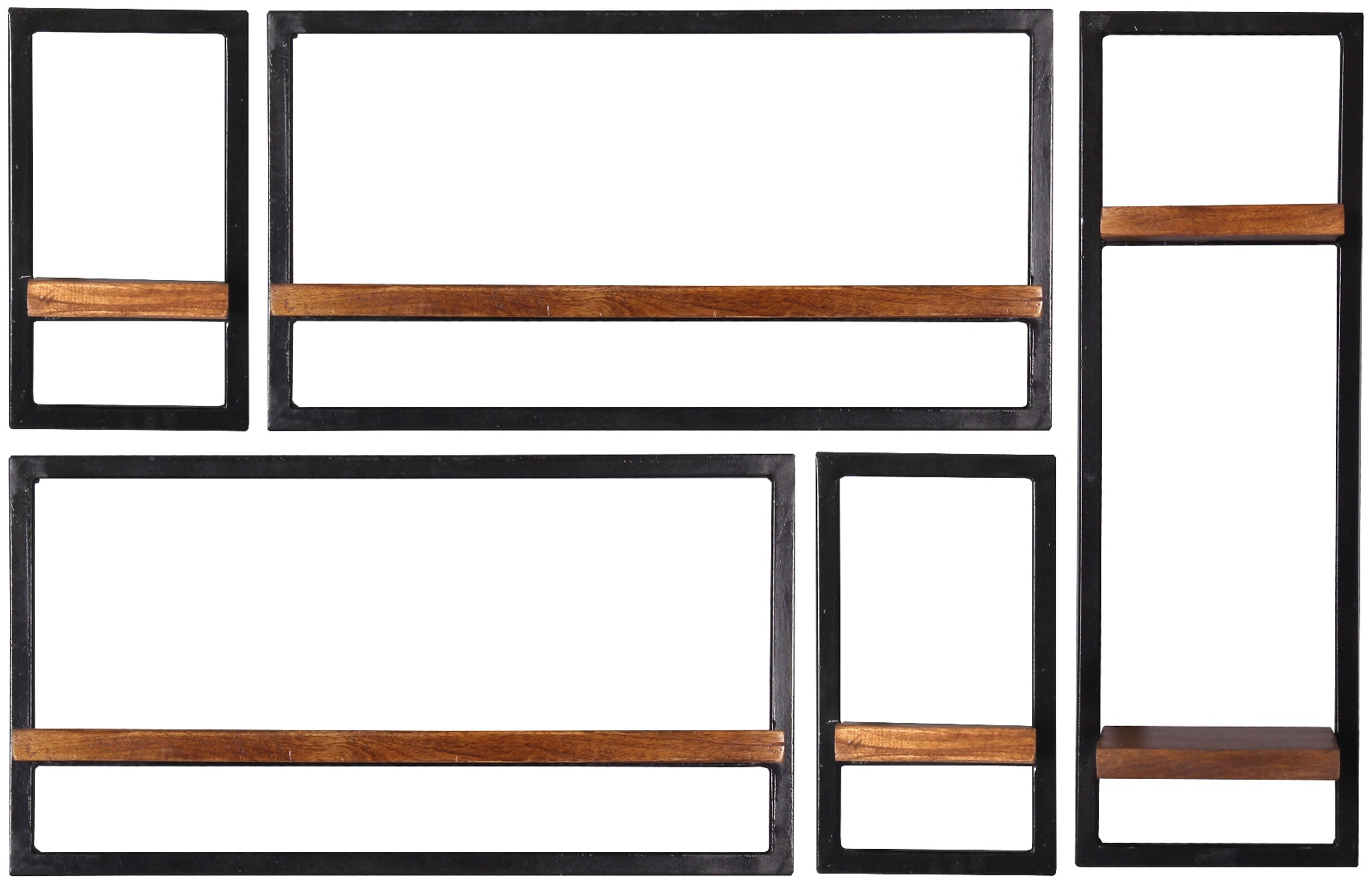 SIT-Möbel PANAMA Wandregal-Set, 5-teilig 09200-04